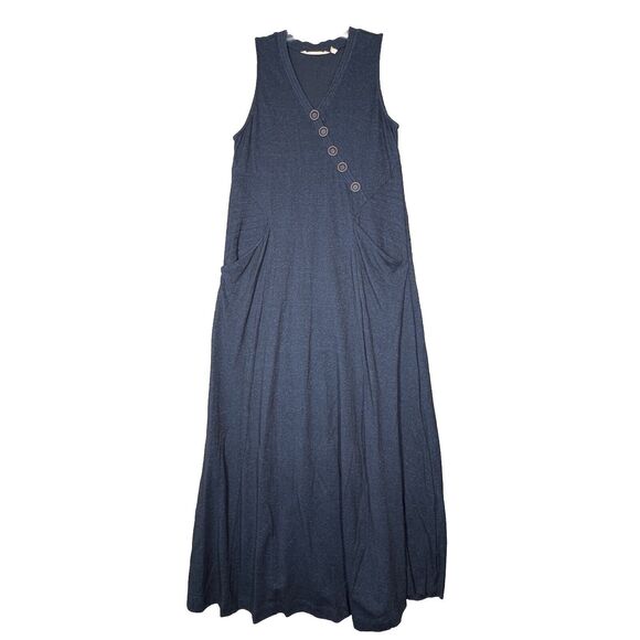 Soft Surroundings Dress Women Small Petite Anneli Midi Dress Bohemian Lagenlook - Picture 1 of 7